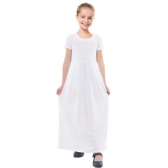Kids  Short Sleeve Maxi Dress