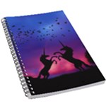 Unicorn Sunset 5.5  x 8.5  Notebook