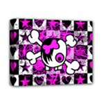 Emo Scene Girl Skull Deluxe Canvas 14  x 11  (Stretched)