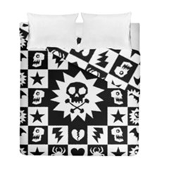 Gothic Punk Skull Duvet Cover Double Side (Full/ Double Size) from mytees