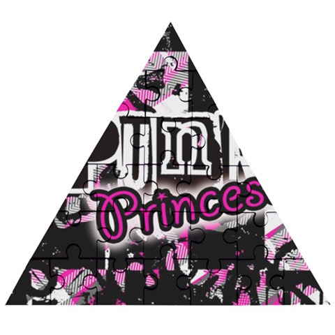 Punk Princess Wooden Puzzle Triangle from mytees