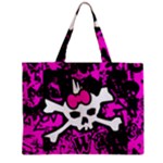 Punk Skull Princess Zipper Mini Tote Bag