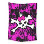 Punk Skull Princess Medium Tapestry