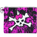 Punk Skull Princess Canvas Cosmetic Bag (XXXL)