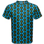 0059 Comic Head Bothered Smiley Pattern Men s Cotton Tee