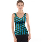0059 Comic Head Bothered Smiley Pattern Tank Top