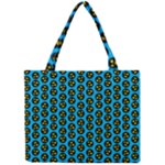 0059 Comic Head Bothered Smiley Pattern Mini Tote Bag