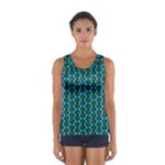 0059 Comic Head Bothered Smiley Pattern Sport Tank Top 