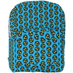 0059 Comic Head Bothered Smiley Pattern Full Print Backpack