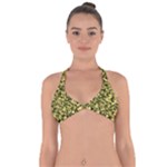 Camouflage Sand  Halter Neck Bikini Top