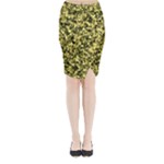 Camouflage Sand  Midi Wrap Pencil Skirt