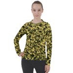 Camouflage Sand  Women s Pique Long Sleeve Tee