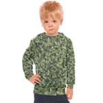 Camouflage Green Kids  Hooded Pullover