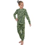 Camouflage Green Kids  Long Sleeve Set 