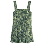 Camouflage Green Kids  Layered Skirt Swimsuit
