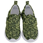Camouflage Green Kids  Velcro No Lace Shoes