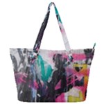 Graffiti Grunge Full Print Shoulder Bag