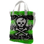 Deathrock Skull Canvas Messenger Bag
