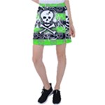 Deathrock Skull Tennis Skirt
