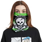 Deathrock Skull Face Covering Bandana (Two Sides)
