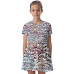 Fdc1ba90-b7a1-46db-989f-259aaa63b01a Kids  Short Sleeve Pinafore Style Dress
