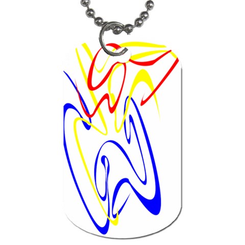 Byr Contour 2 Dog Tag (One Side) from mytees Front