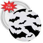 Deathrock Bats 3  Button (10 pack)