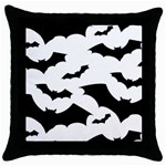 Deathrock Bats Throw Pillow Case (Black)