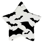 Deathrock Bats Star Ornament (Two Sides)