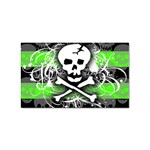 Deathrock Skull Sticker (Rectangular)