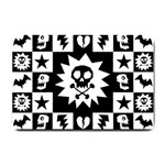 Gothic Punk Skull Small Doormat