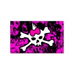 Punk Skull Princess Sticker (Rectangular)