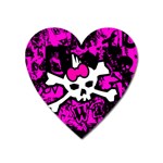Punk Skull Princess Magnet (Heart)