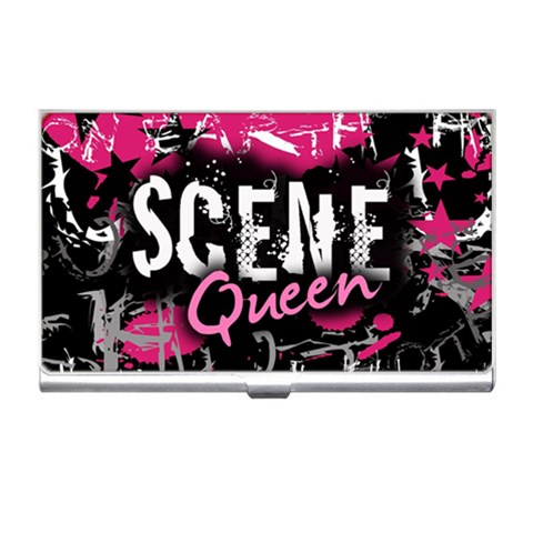 Scene Queen Business Card Holder from mytees Front