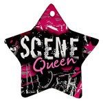 Scene Queen Star Ornament (Two Sides)