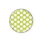 Spring Green Polkadot Golf Ball Marker (for Hat Clip)