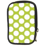 Spring Green Polkadot Compact Camera Leather Case