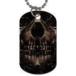 Skull Poster Background Dog Tag (One Sided)