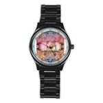 Nature And Human Forces Cowcow Stainless Steel Round Watches