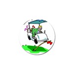 Flying Golf Cart Golf Ball Marker (4 pack)