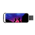 Unicorn Sunset Portable USB Flash (One Side)