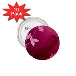 Pink Flower Art 1.75  Button (10 pack) 