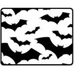 Deathrock Bats Double Sided Fleece Blanket (Medium)
