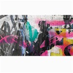 Graffiti Grunge Canvas 40  x 72 