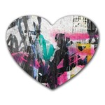 Graffiti Grunge Heart Mousepad