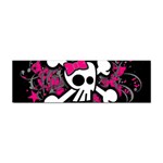 Girly Skull & Crossbones Sticker Bumper (10 pack)