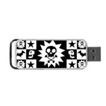 Gothic Punk Skull Portable USB Flash (One Side)