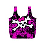 Punk Skull Princess Full Print Recycle Bag (S)
