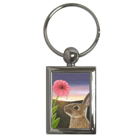 Hare 58 Key Chain (Rectangle) from mytees Front