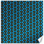 0059 Comic Head Bothered Smiley Pattern Canvas 12  x 12 